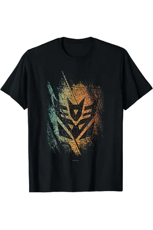 TRANSFORMERS Classic Decepticons Emblem Distressed Logo T-Shirt