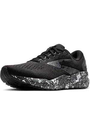 Brooks Herren Ghost 16 Running Shoe, Schwarz/Eisen/Lava, 45 EU