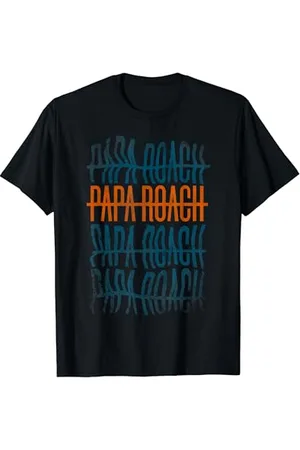 Papa Roach Herren T-Shirt, , S, Klassische Passform, Halbarm, Crew-Ausschnitt, Einfarbig, Themen-T-Shirt