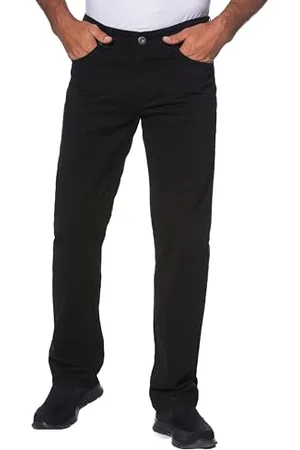JP 1880 Herren große Größen Übergrößen Menswear L-8XL Twillhose, Superblack-Färbung, Komfortbund, Regular Fit 52 702613130-52