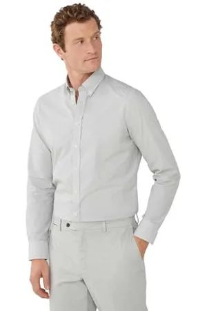 Hackett Herren Essential T-Shirt, Grün (Grün/Weiß), S