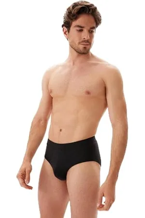 Dagi Black Fashion Knitted Briefs Regular Waist Modal Briefs, Black, M