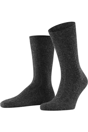 Falke Herren Socken Lhasa Rib M So Wolle Kaschmir einfarbig 1 Paar, , 47-50