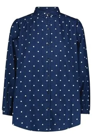 Lee Damen Shirred Blouse Shirt, , XL