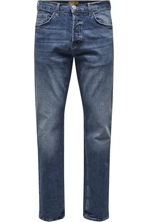 Only & Sons Herren Onsavi Comfort Dm. Blue Noos 4935 Jeans Hose, , 30W / 34L EU