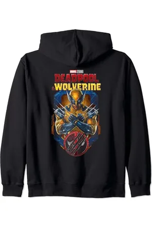 Marvel Deadpool & Wolverine Wolverine Torn Frame Kapuzenjacke