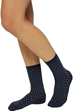 ESPRIT Damen Socken Fine Dot Multipack W So Baumwolle gemustert 2 Paar, , 35-38