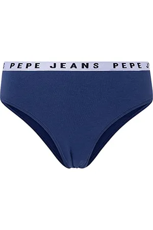Pepe Jeans Damen Solid Brazilian Bikini Style Underwear, , XL
