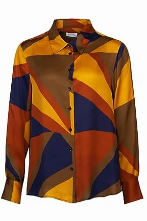 Seidensticker Damen Regular Fit Langarm Bluse, , 38 EU