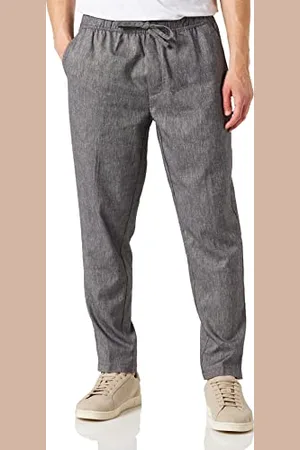 Casual Friday CFPilou Herren Hose aus Leinenmix Stoffhose Jogger Pants, Größe:S/32, Farbe: