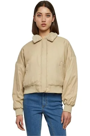 Urban classics Damen TB6070-Ladies Pilot Bomber Jacket Jacke, , XS