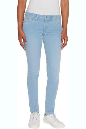 Pepe Jeans Damen Skinny Jeans Lw, Blau (Denim-PF2), 25W / 32L