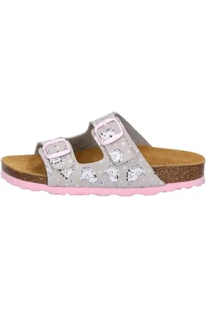 LICO Mädchen Bioline Unicorn Pantoletten, , 32 EU