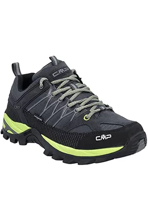 CMP Herren Rigel Low Shoes WP Trekking-Schuhe, Antracite-Limegreen, 47 EU