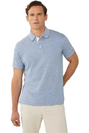 Hackett Herren Heritage Shorts Polo, Blau (Chambray Blue), XS