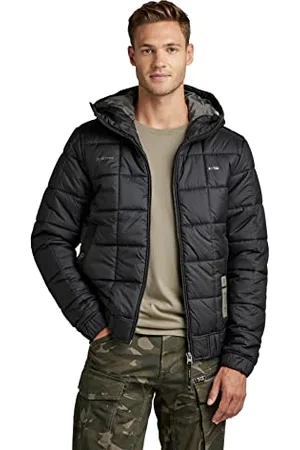 G-Star RAW Herren Meefic Square Quilted Hooded Jacke