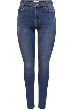 ONLY Damen Jeans ONLROSE GUA192 - Skinny Fit - Blau Schwarz, Größe:M/32, Farbvariante: 15292693