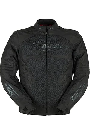 Furygan Herren-Motorradjacke ATOM VENTED EVO - Erweiterter Schulter- und Ellbogenschutz D3O - Atmungsaktiv - Verstellbare Ärmel, , M (38-40)