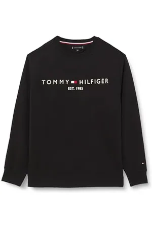 Tommy Hilfiger Herren Sweatshirt Bt-Tommy Logo Sweatshirt-B ohne Kapuze Große Größen, , XXL