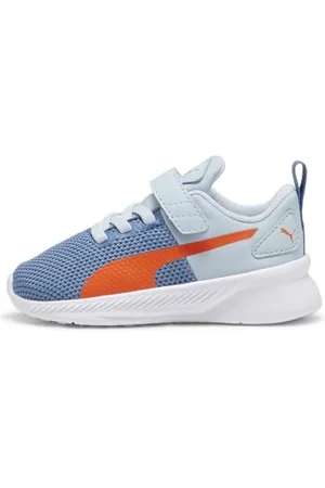 PUMA Jungen Unisex Kinder Flyer Runner V Inf Sneaker, Blue Horizon-Frosted Dew-Flame Flicker, 20 EU