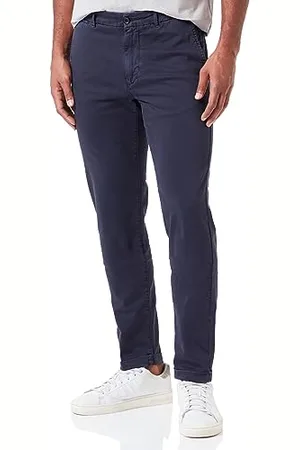 Replay Herren Chino Brad Straight-Fit, (Blau), 27W / 30L