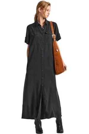 Pepe Jeans Damen Evelinda Kleid, Grau (Infinity Grey), XS