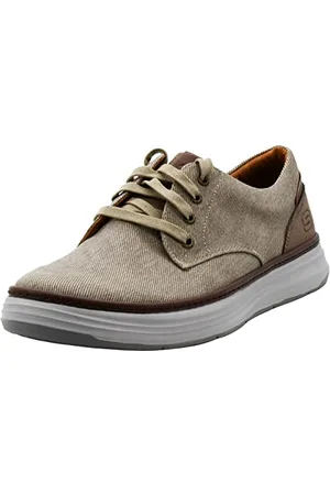 Skechers Herren Moreno Canvas Oxford Schuh, , 46 EU Weit