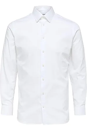 SELECTED BLACK Herren SLHSLIMETHAN Shirt LS Classic B NOOS Hemd, , S