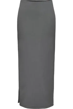 ONLY ONLSALLY HW Rib Maxi Slit Skirt PNT