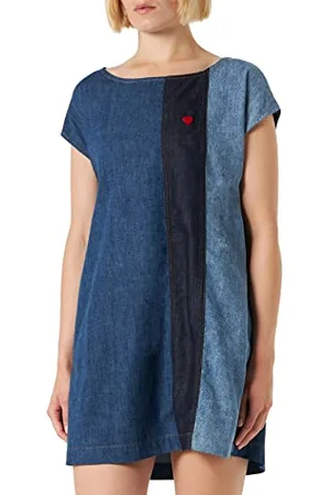 Moschino Damen A-line in Cotton Light Dress, , 44 EU