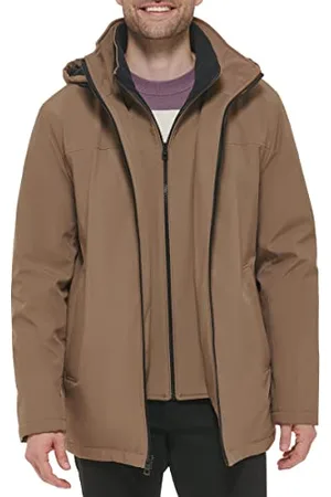 Calvin Klein Herren Rip Stop Hooded Jacket with Inner Fleece Bib Jacke, , XX-Large
