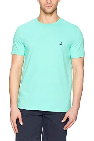 Nautica Herren Kurzärmliges Rundhalsausschnitt T-Shirt, , Klein