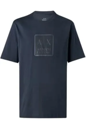 Armani Exchange Herren Square A|x Logo Regular Fit Heavy Jersey Tee T-Shirt, , XL EU