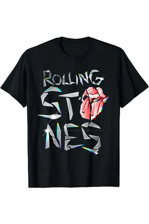 The Rolling Stones Offizielles Glas-Logo T-Shirt