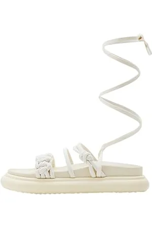 Desigual Damen Shoes_Boat_Tubular Sandal, White, 36 EU