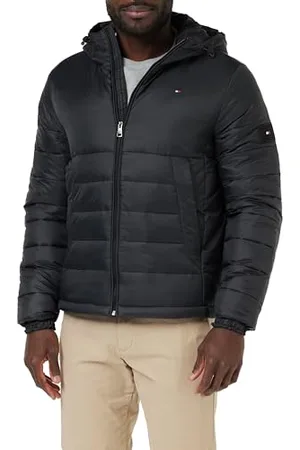 Tommy Hilfiger Herren Daunenjacke Packable Recycled Quilt mit Kapuze, , S