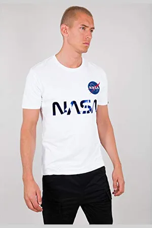 Alpha Industries Herren NASA Reflective T-Shirt, , 56