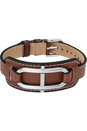Fossil Armband Für Männer Heritage, Länge: 273mm, Breite: 30.5mm Silber Edelstahlarmband, JF04398040