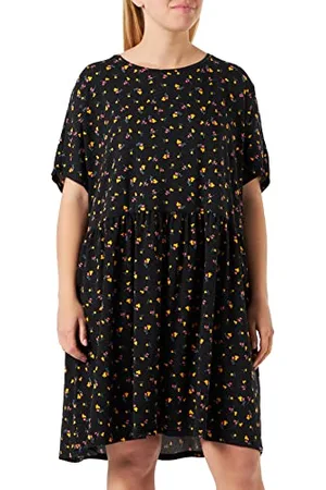 Noisy May Damen NMKERRY S/S Short AOP Dress S Curve Jerseykleid, , 52