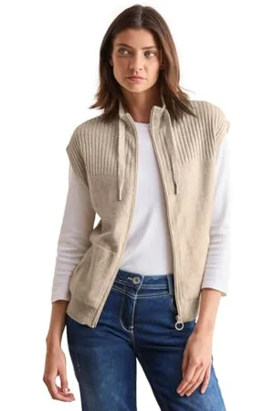 CECIL Damen B253927 Strukturmix Weste, , XL EU