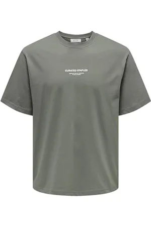 Only & Sons Herren ONSCURATED RLX Print SS Tee T-Shirt, , Medium