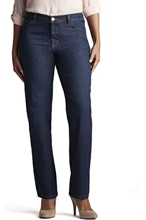 Lee Damen Relaxed Fit Straight Leg Jeans, , 38