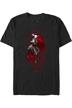 Marvel Unisex Doctor Strange in The Multiverse Of Madness Strange Minds Organic Short Sleeve T-shirt, , L