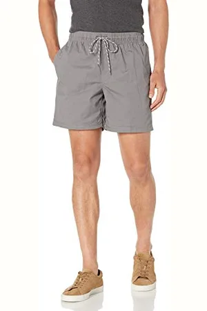 Amazon Herren Shorts mit Kordelzug und 15 cm Innenbeinlänge, , XL