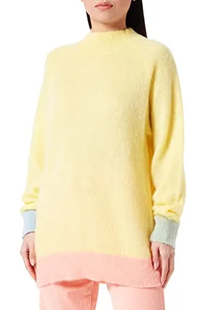 Benetton Damen M/L 1042E200X LANGÄRMLIGER Rollkragenpullover, , S