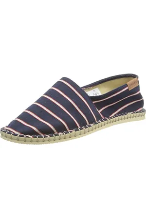 Havaianas Unisex Origine Iv Print Espadrilles, Sand/Navy Blue/Red, 45 EU