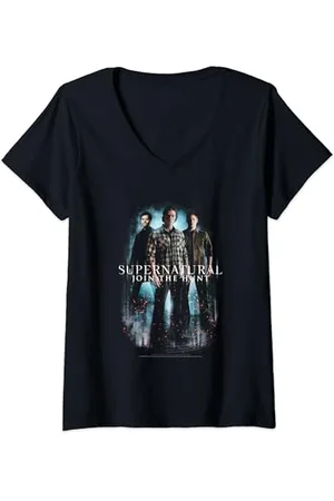 Supernatural Damen Group Castiel T-Shirt mit V-Ausschnitt