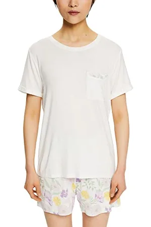 ESPRIT Damen Seasonal Print MO NWCVEpjsslv.Short Pyjamaset, , 38