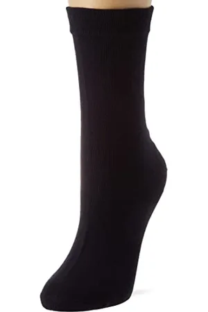Nur Die Damen Socken 487805/Damen Ohne Gummi Socken 3er, Gr. 35-38, Blau ( 190)