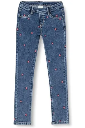 QS by s.Oliver Jeans Hose mit Stickerei, Regular Fit